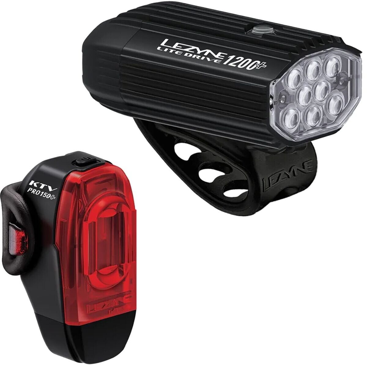 

Lite drive 1200 plus + легкая пара ktv drive pro plus Lezyne, цвет satin black/black