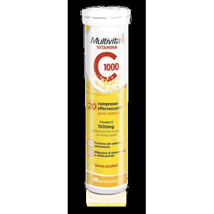 

MultivitaMix Витамин С 1000 Монтефармако 20 таблеток Montefarmaco Otc Spa