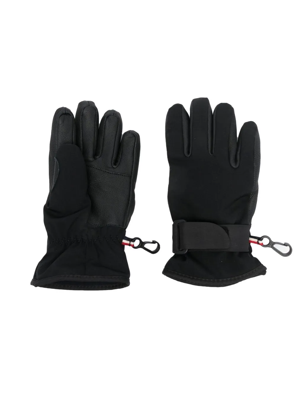 

Перчатки с нашивкой-логотипом MONCLER GRENOBLE KIDS, черный