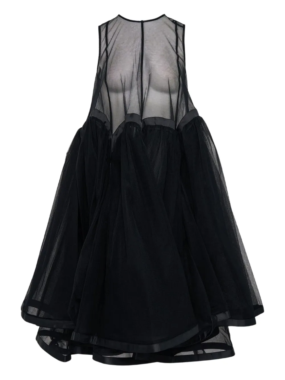 

Платье из многослойного тюля Noir Kei Ninomiya, черный
