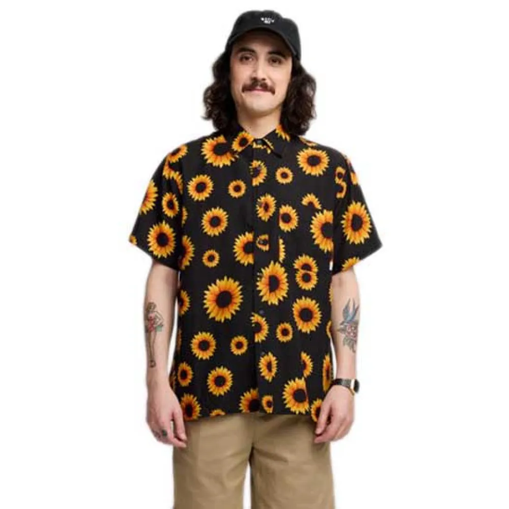 

Рубашка с коротким рукавом Makia Common, черный