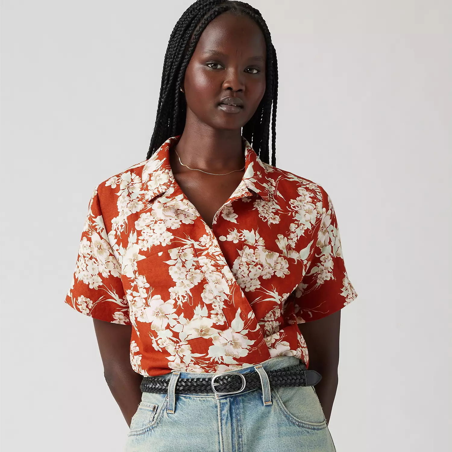 

Рубашка Sonny Linen Blend Camp Levi's, цвет Romantic Floral - Multi - Color