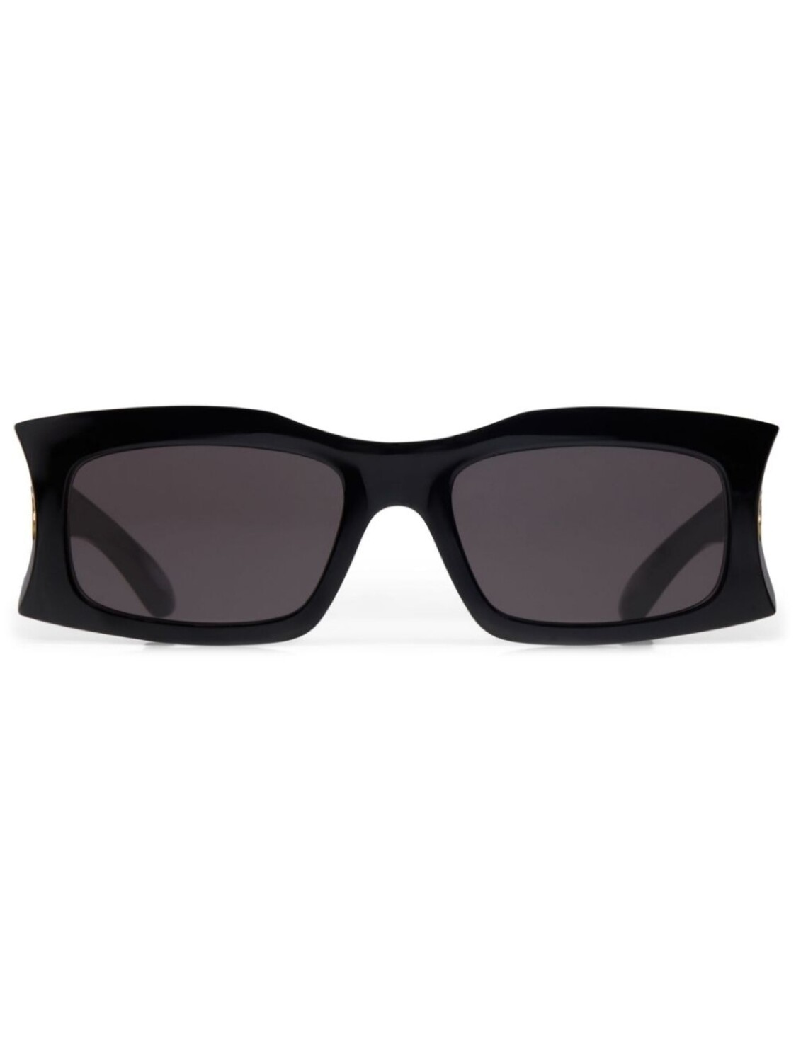 

Balenciaga Eyewear солнцезащитные очки Hourglass в прямоугольной оправе, черный