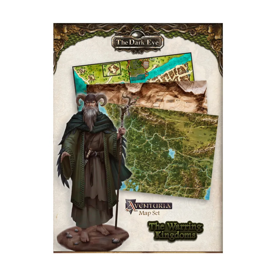 

Набор карт Авентурии - Воюющие королевства, Dark Eye (Ulisses Spiele)