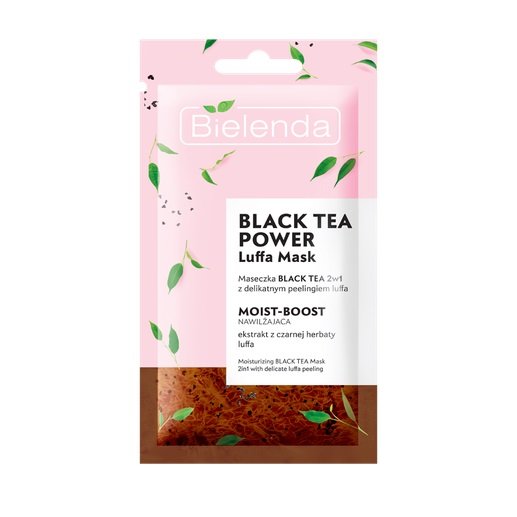 

Маска Black Tea 2в1 с пилингом Luffa Увлажняющая 8G Bielenda Black Tea Power Luffa Mask