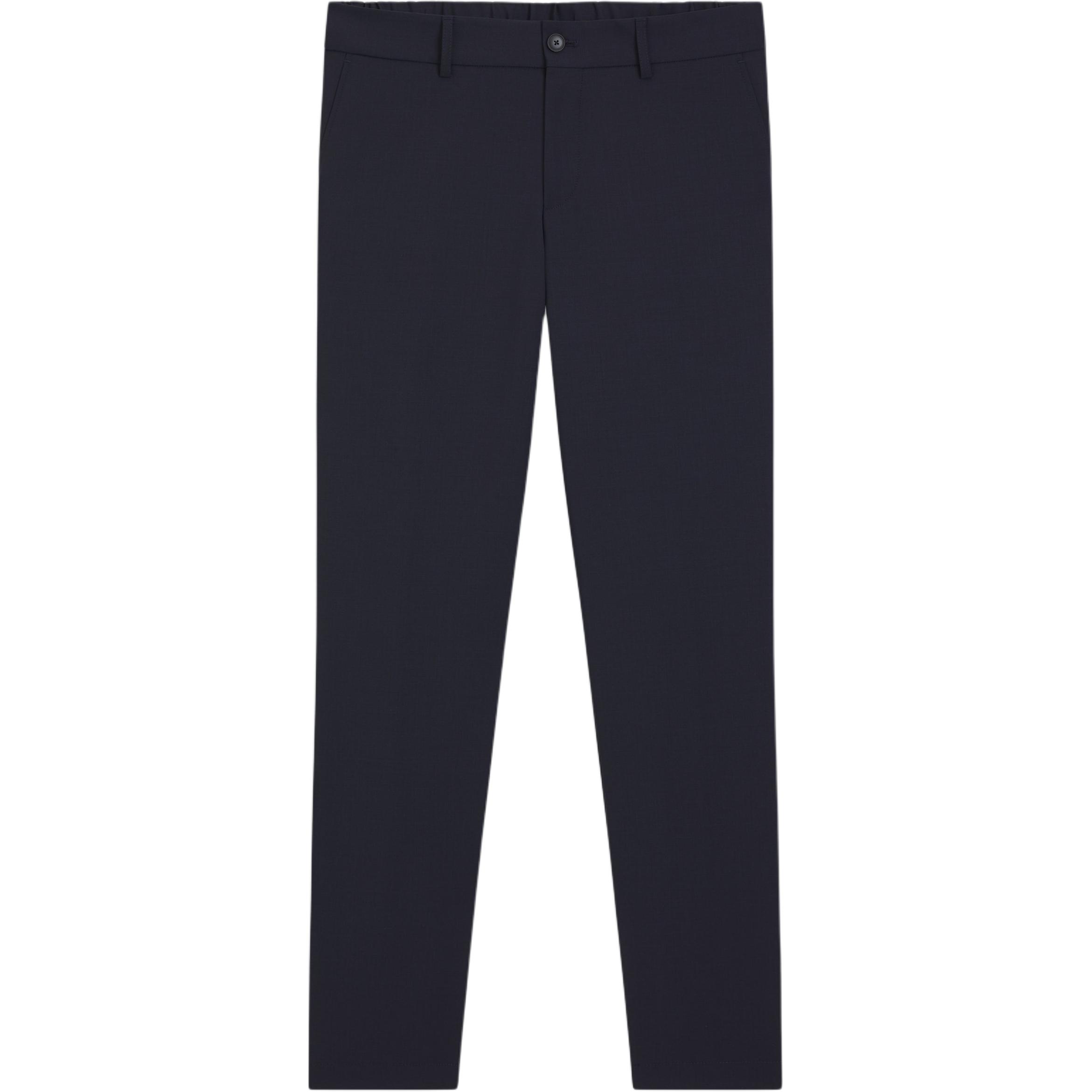 

Брюки на пуговицах Hugo Boss, темный синий