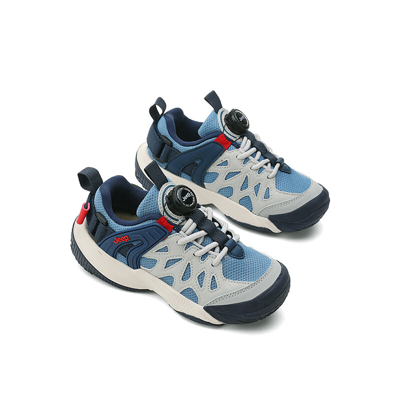 Кроссовки Jeep Kids Lifestyle Shoes Kids Low-top Gray/Blue, серый/синий — фото 3