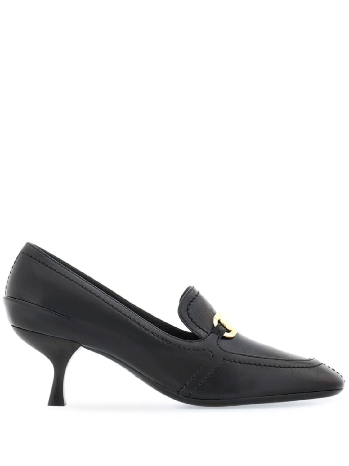 

Лоферы Vara на каблуке-рюмке Ferragamo, черный