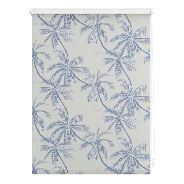 

Рулонные шторы Lichtblick Blueprint Palms, 45x150x6 см, синий