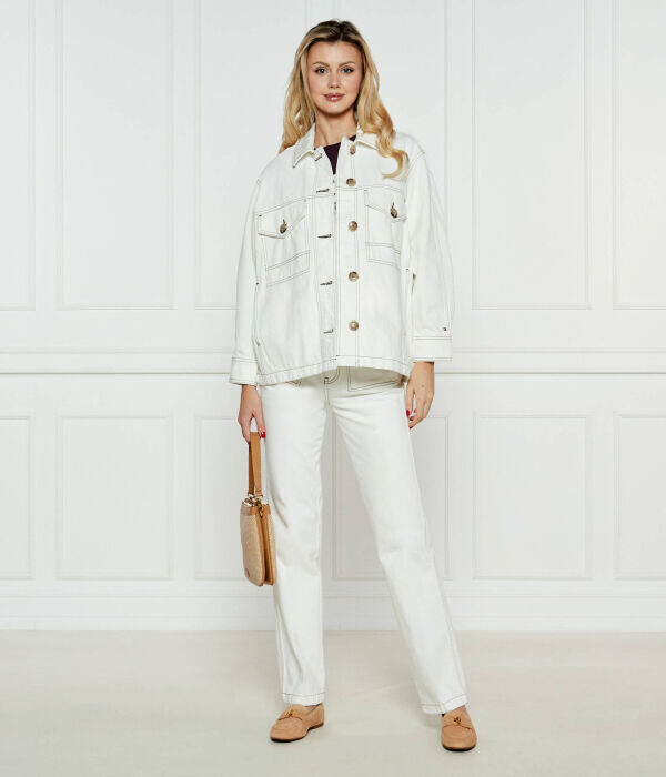 Джинсы Tommy Hilfiger Relaxed Fit, экрю — фото 2
