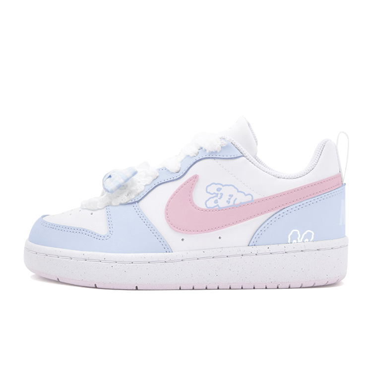 

Детские, подростковые, противоскользящие, износостойкие, низкие кроссовки для скейтбординга Court Borough Nike, синий