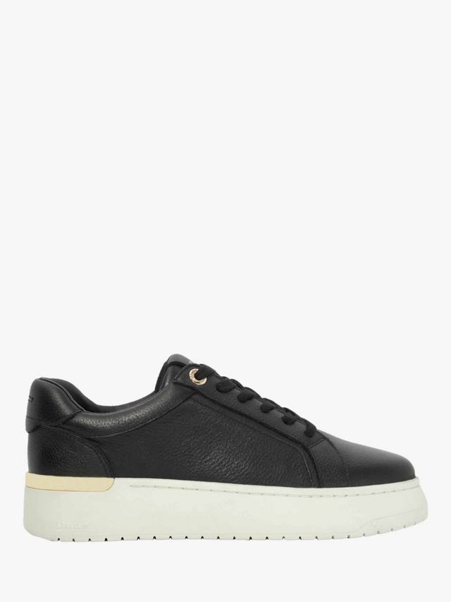 Emeelia Leather массивные кепсольные бутсы с шипами Dune London, Black
