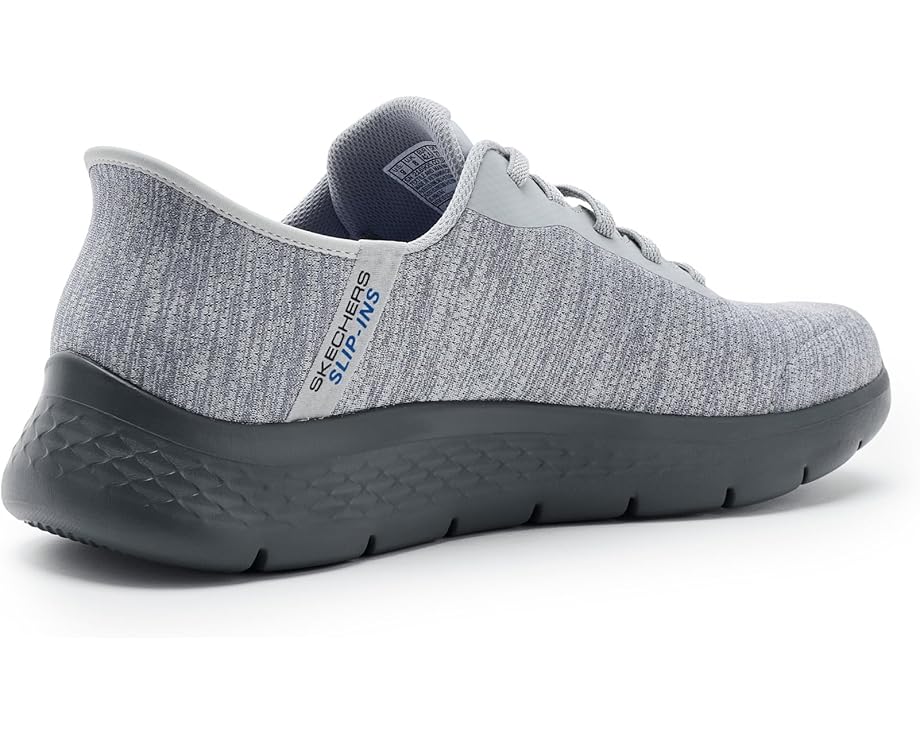 Мужские кроссовки SKECHERS Performance Go Walk Flex Hands Free Slip-In, Gray/Blue — фото 3