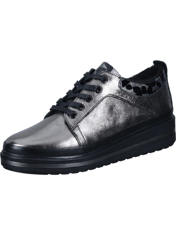 Элегантные туфли на шнуровке manitu Sportliche Halbschuhe, серебряный