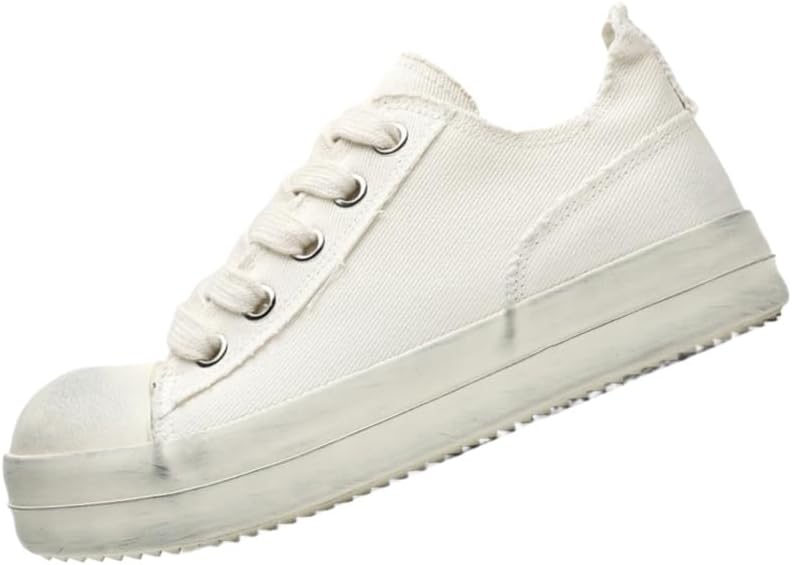 

Мужские низкие спортивные кеды из канвы - повседневные и универсальные, противоскользящие и прочные, подходят для активного отдыха и ежедневного использования Clolinde, бежевый