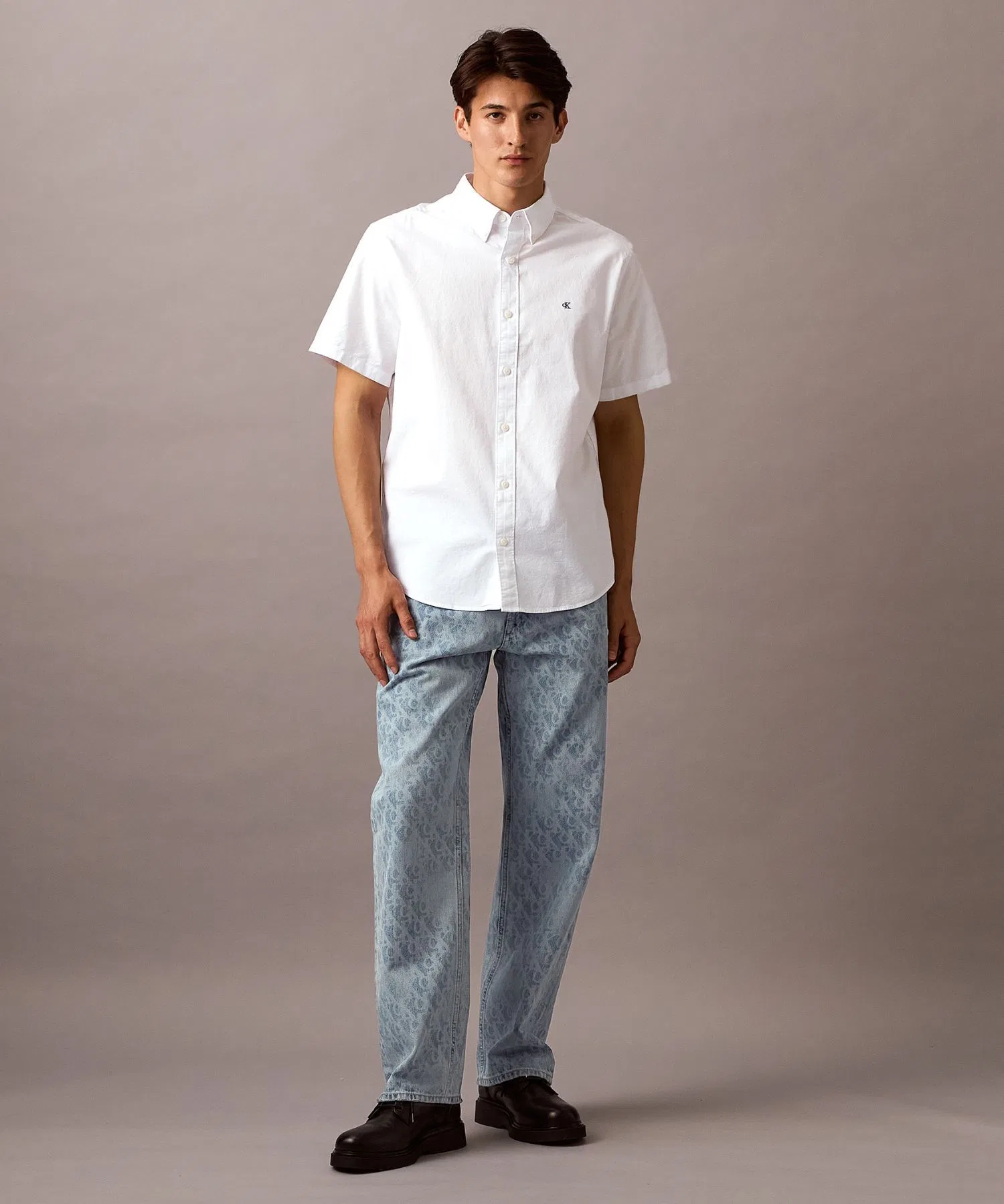 Мужская рубашка Calvin Klein Classic Oxford Shirt — фото 2