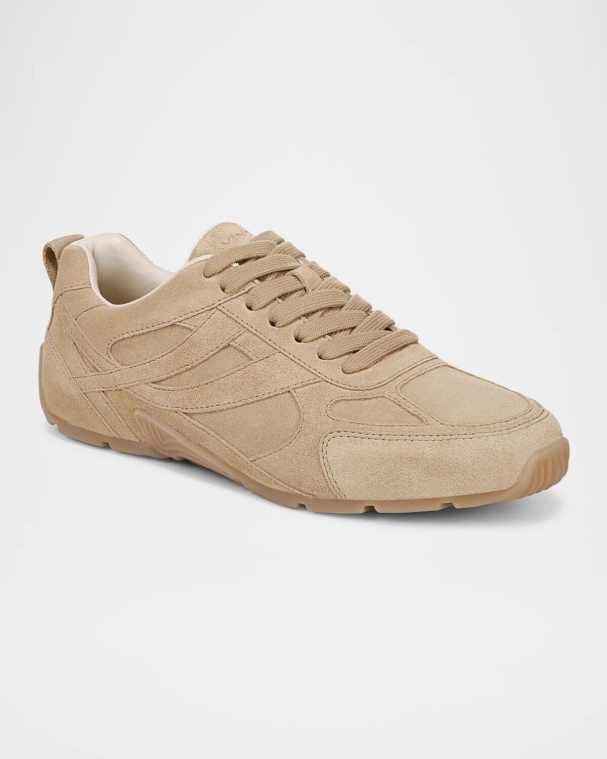 Замшевые кроссовки Mojave в стиле ретро Vince, цвет Sand Trail Beige Suede — фото 2