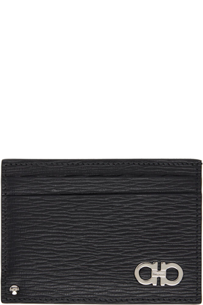 

Черный держатель для карт Gancini Ferragamo