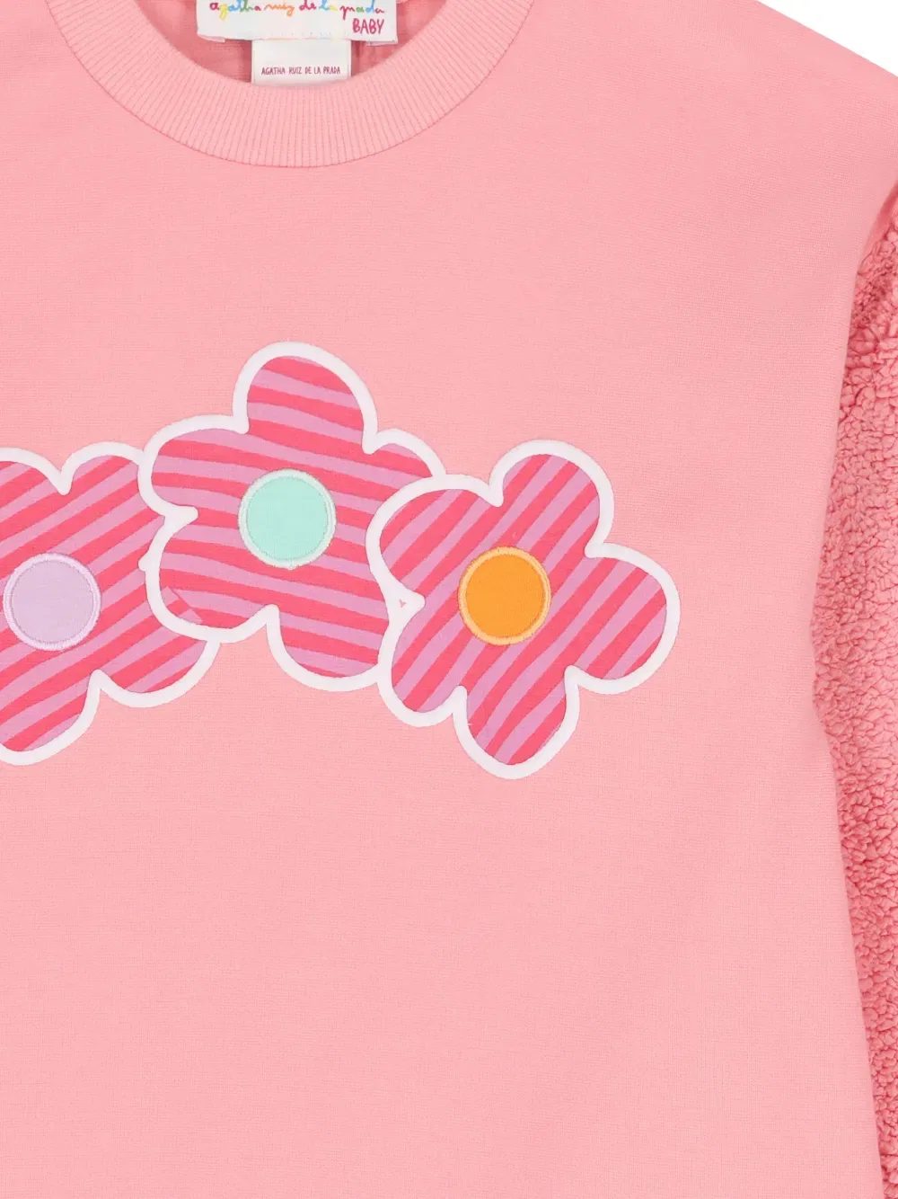 Комплект из флисовых леггинсов с цветочным принтом Agatha Ruiz De La Prada, розовый — фото 3