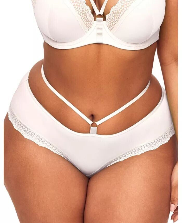 

Трусики-хипстеры Marca Plus Size Adore Me, белый
