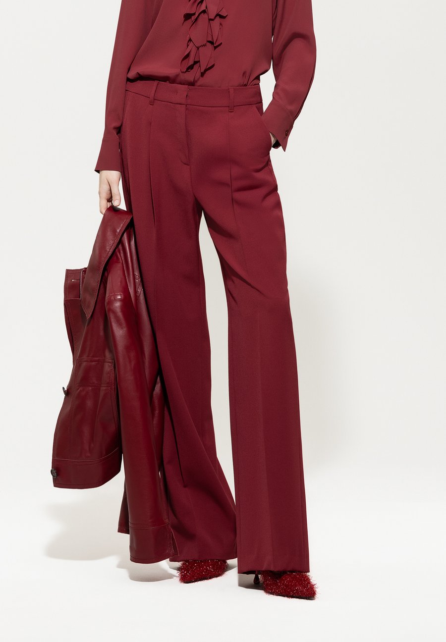 

Брюки Luisa Cerano WIDELEG MIT BUNDFALTEN, Berry Red/Berry