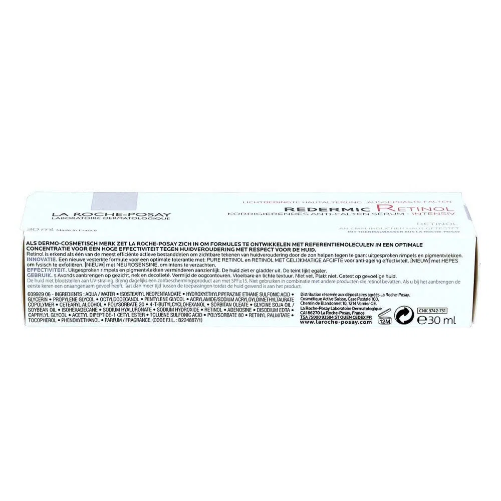 Сыворотка La Roche-Posay — Корректирующая антивозрастная с ретинолом «Redermic Retinol Intensive» от, 30 мл — фото 3
