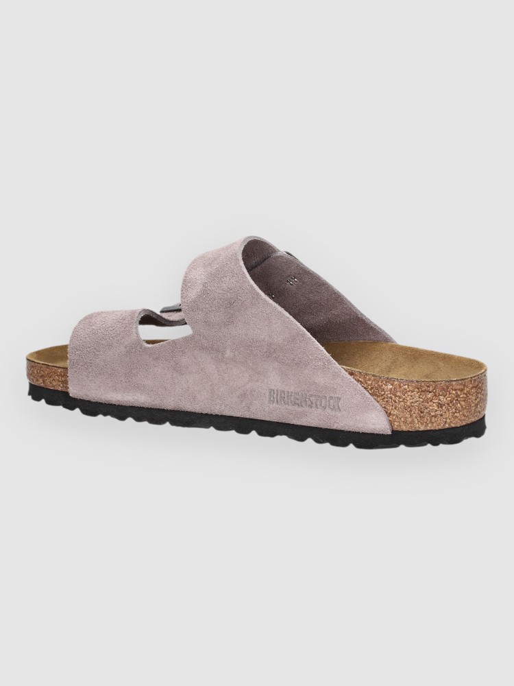 Сандалии Birkenstock Arizona Suede Leather Sandalen, faded purple — фото 2