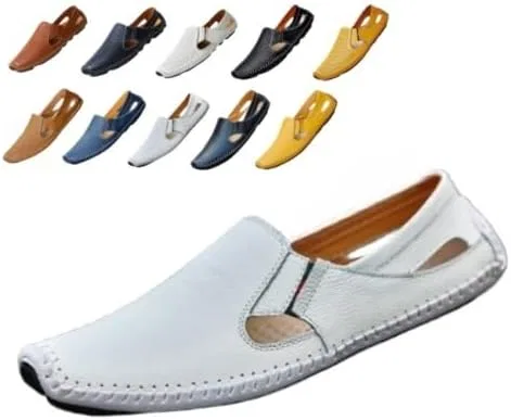 Лоферы мужские кожаные, Moccasin Boat Shoes, 08