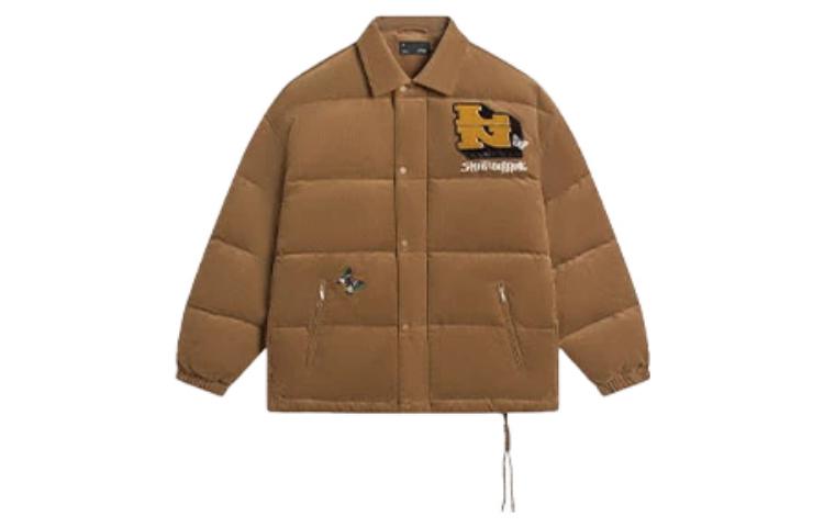 

LiNing Куртка пуховая мужская коричневая, Brown