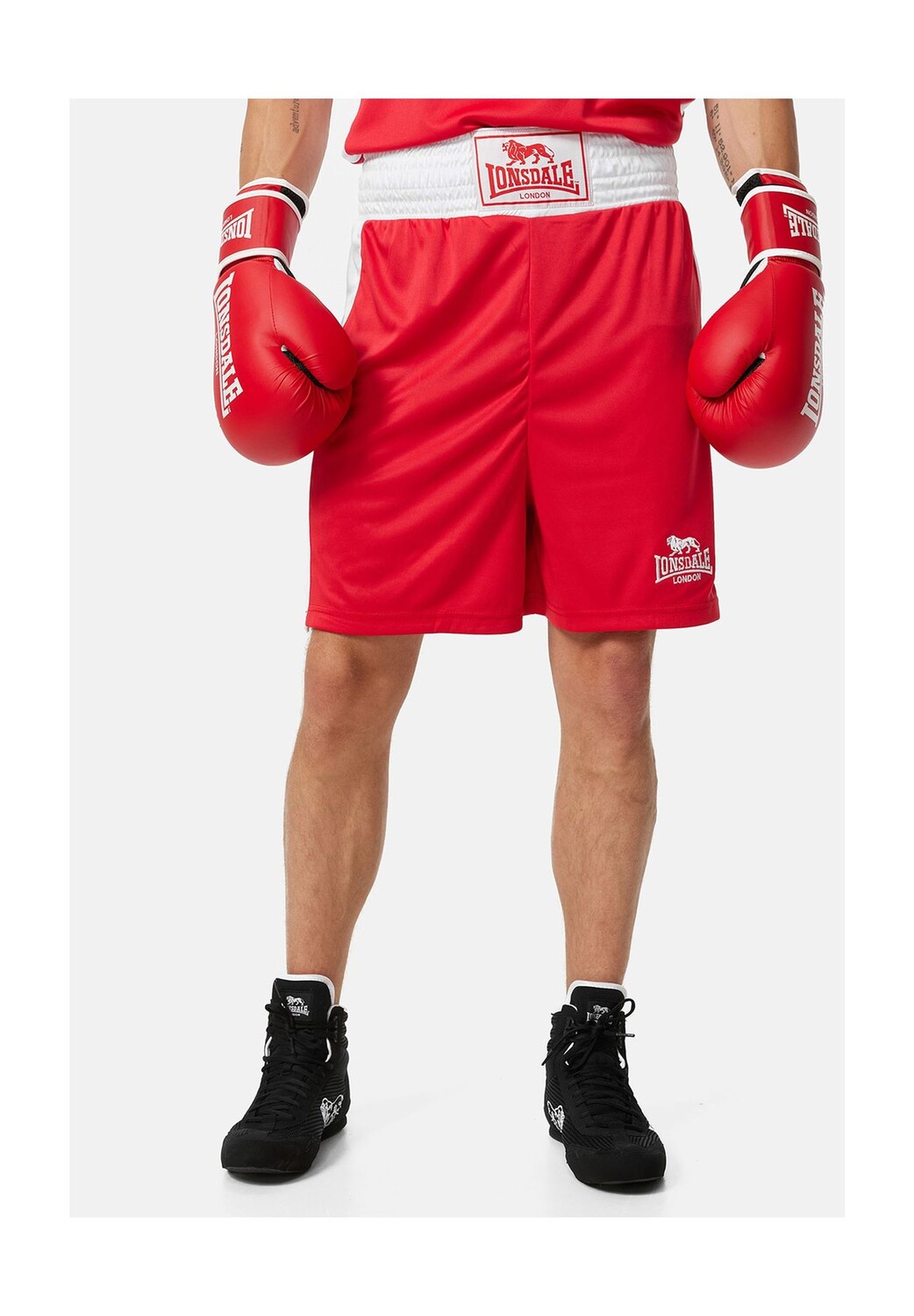 

Мужские боксерские штаны AMATEUR TRUNK LONSDALE, красный