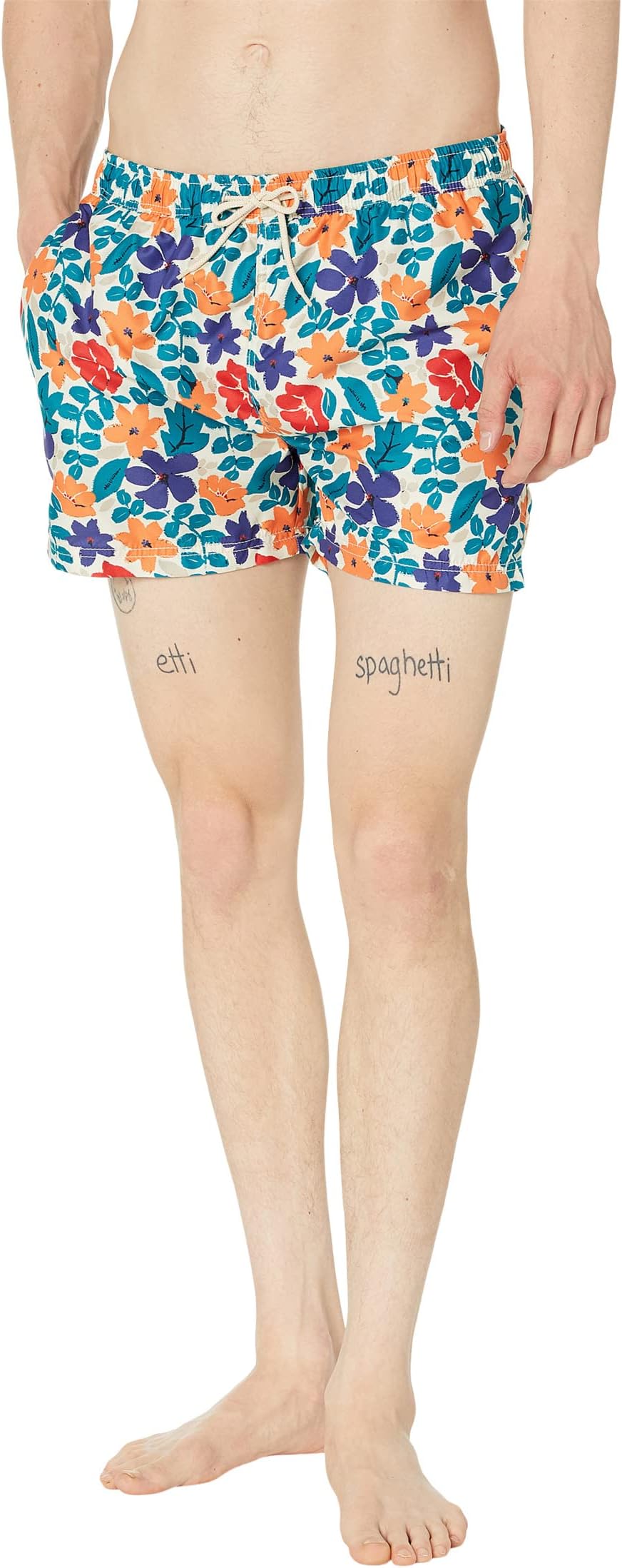 

Пляжные шорты Selected Homme Classic Swimshorts, цвет Egret Flower