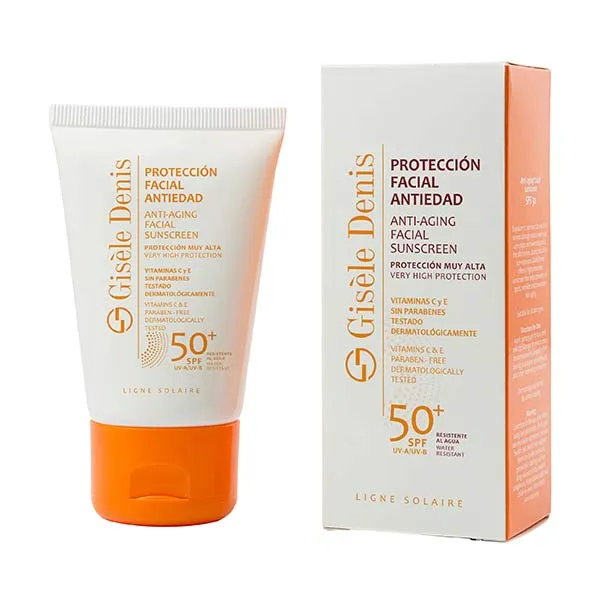 

Солнцезащитный крем с витамином С и Е Protección Facial Antiedad Spf 50 Gisele Denis, 40 ml