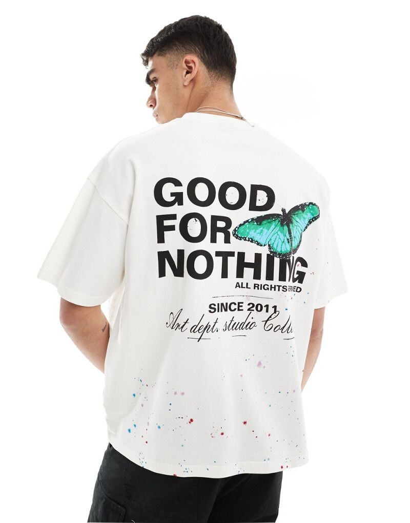 

Футболка с изображением бабочки на спине Good For Nothing