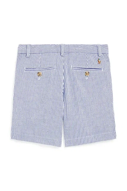 Шорты детские с узором Polo Ralph Lauren, синий — фото 3