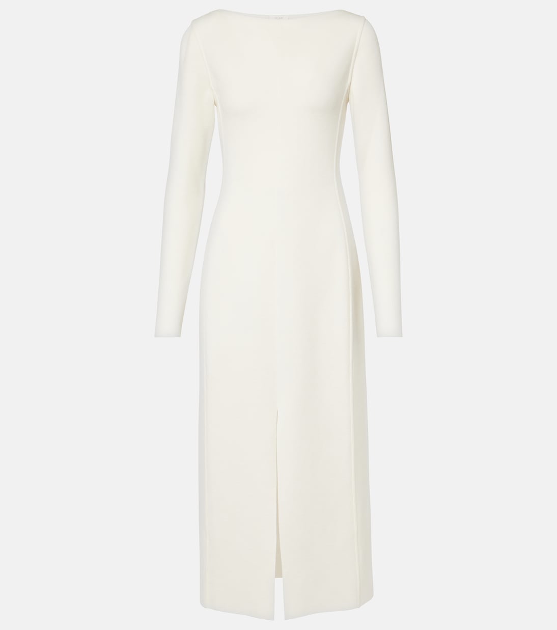 

Трикотажное платье миди Iragi The Row, белый