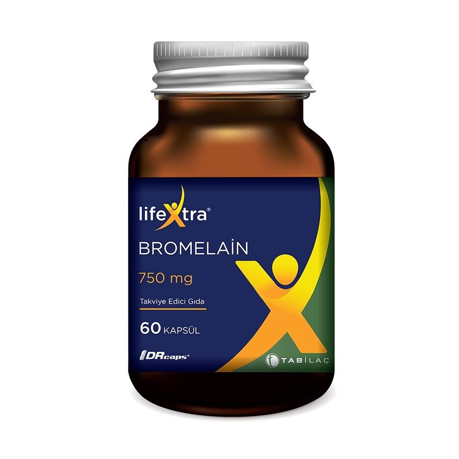 

Lifextra Бромелайн 60 капсул TAB İLAÇ