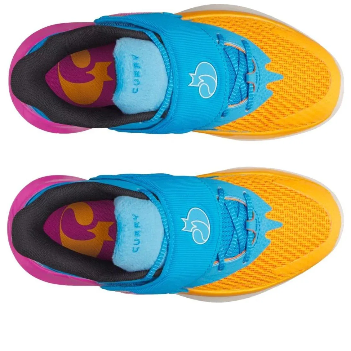 Кроссовки (GS) Under Armour Curry Fox 2 'Hooptopia', синий — фото 3