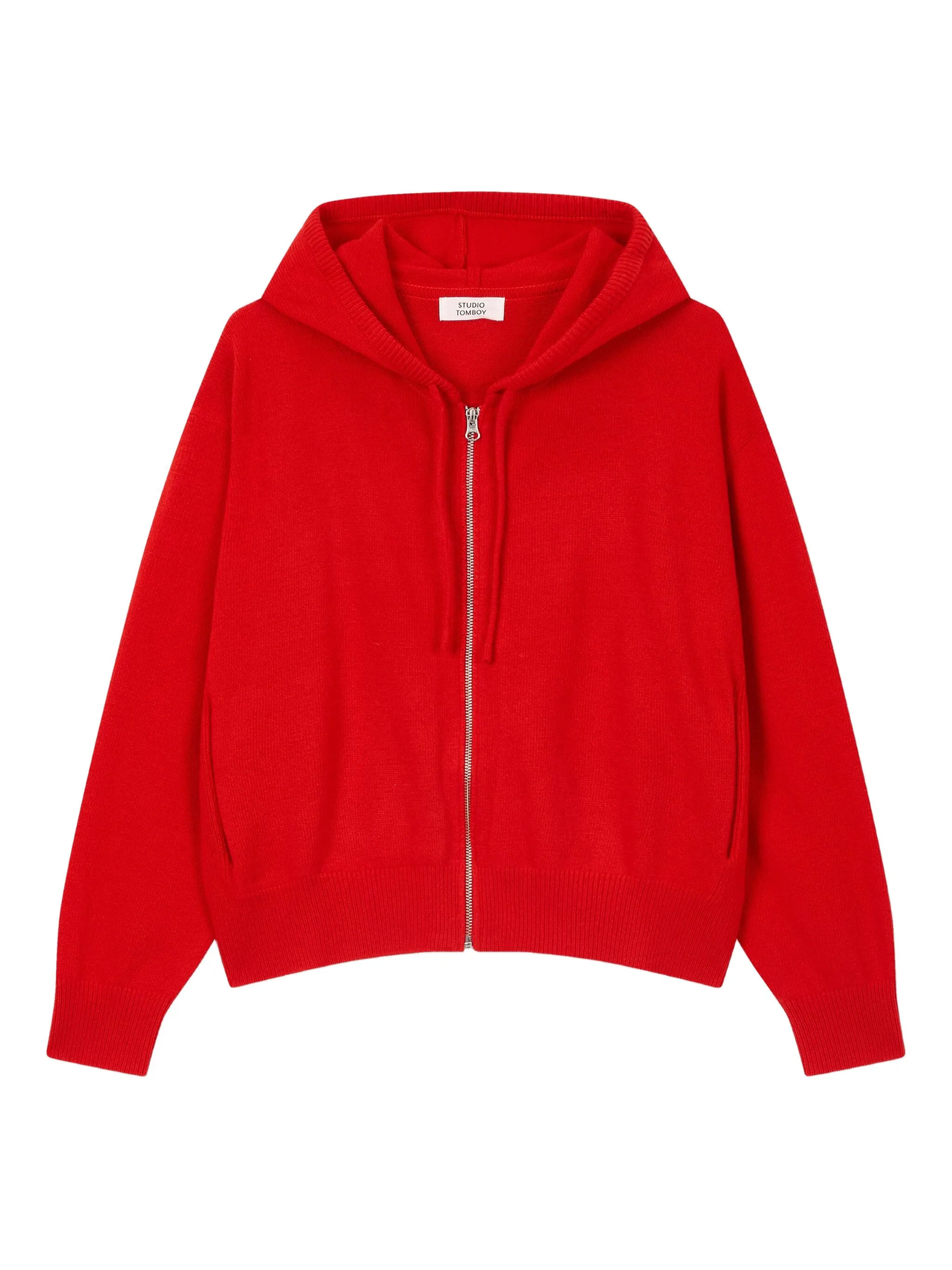

Худи на молнии Tomboy, красный