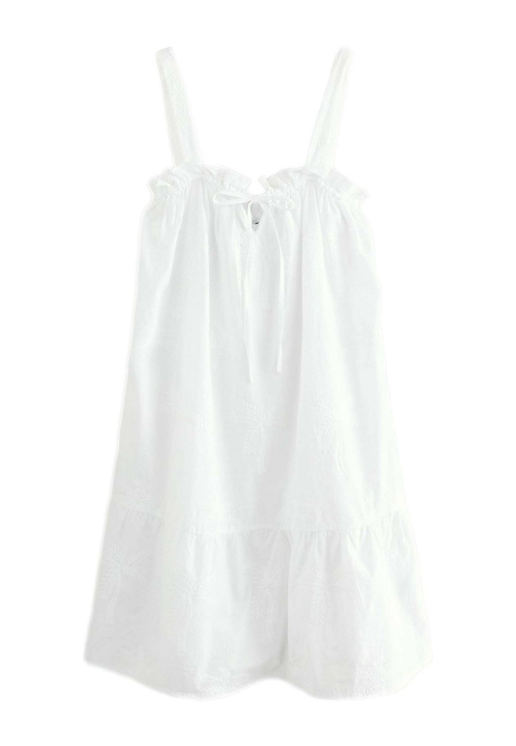 

Повседневное платье TALL FIT - EMBROIDERED Next, белый
