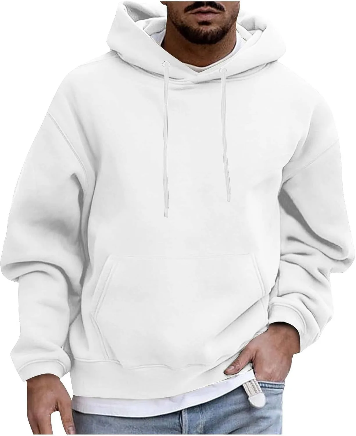 

Толстовка с капюшоном для мужчин Casual Cotton Loose Fit