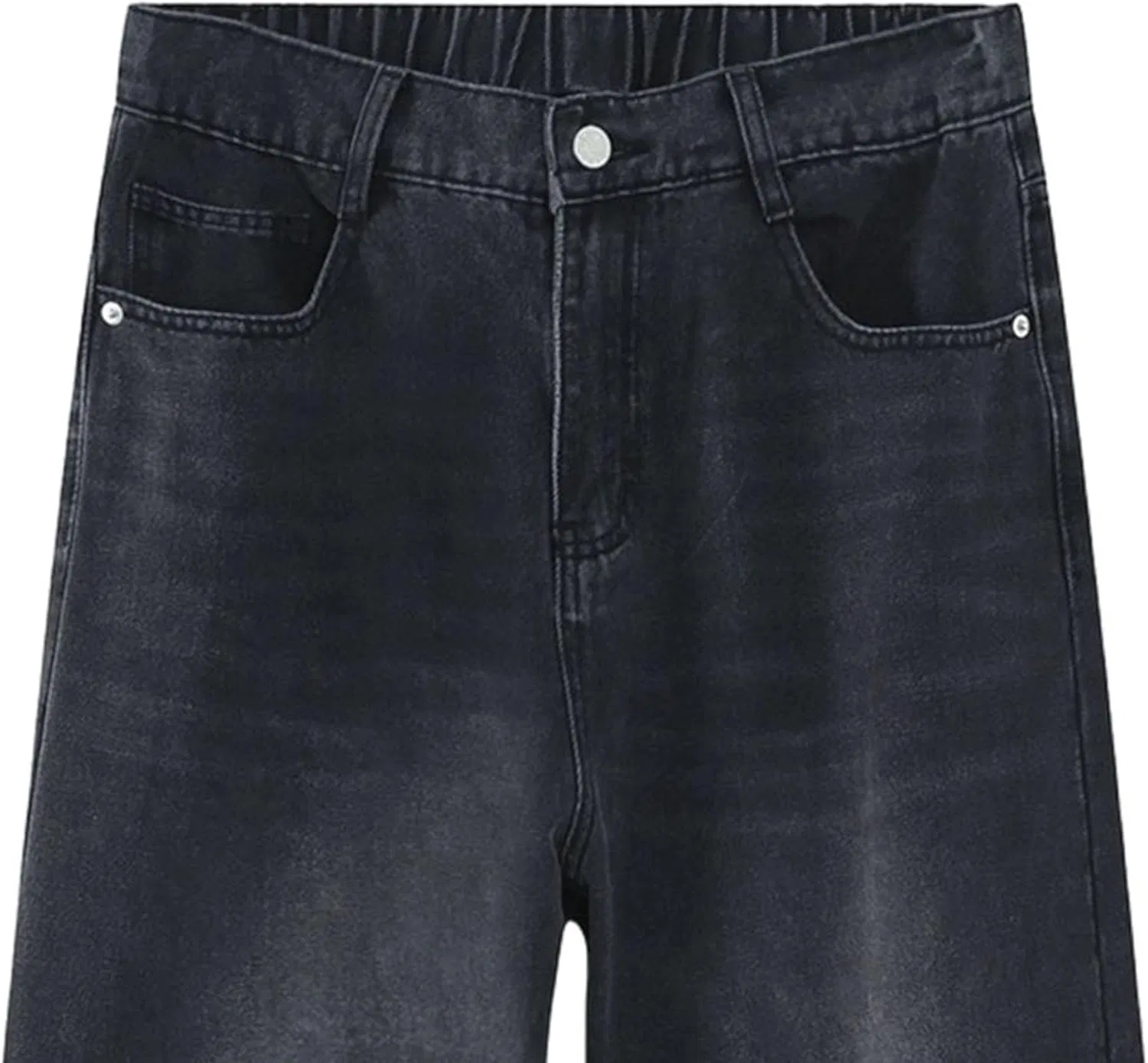 Джинсы классические свободные High Street Casual, синие — фото 3
