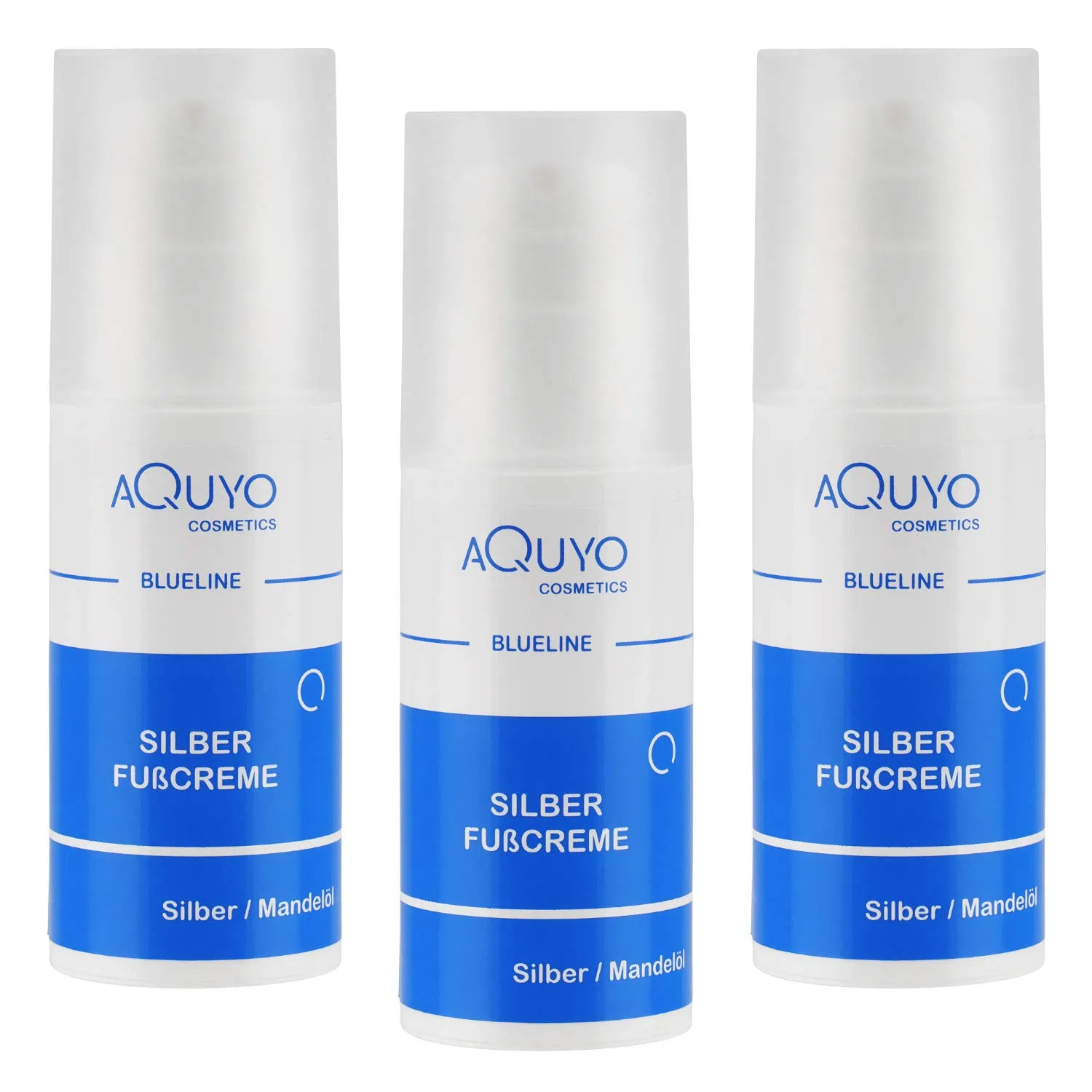 Крем для ног «Silver Foot Cream» с микросеребром от Blueline Aquyo Cosmetics