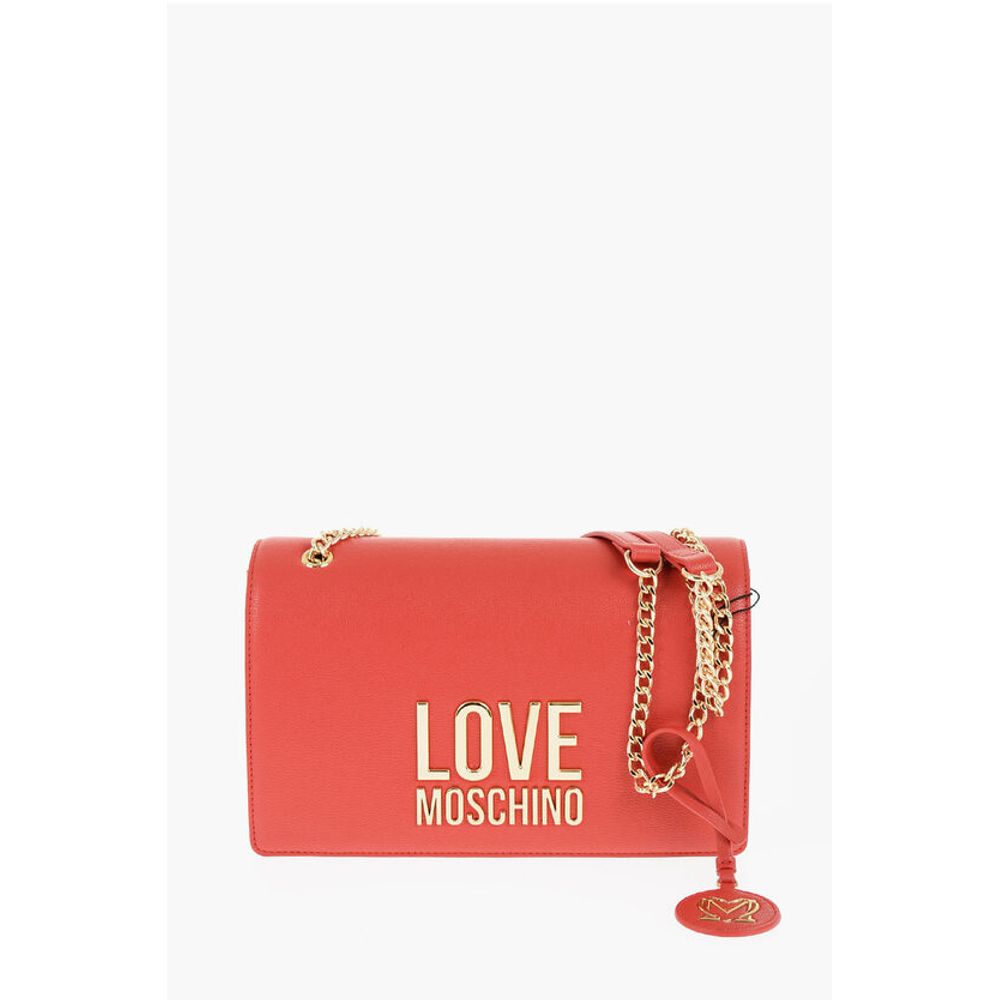

Красная полиэтиленовая сумка через плечо Moschino, Red