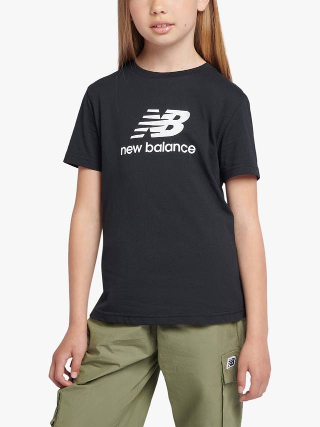 

Детская футболка из хлопка с логотипом New Balance, Caviar