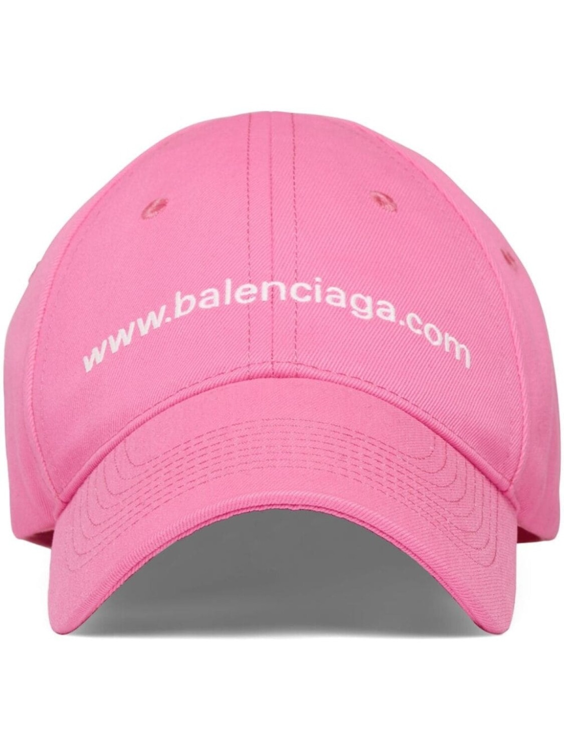 

Balenciaga шестипанельная кепка с вышитым логотипом, розовый