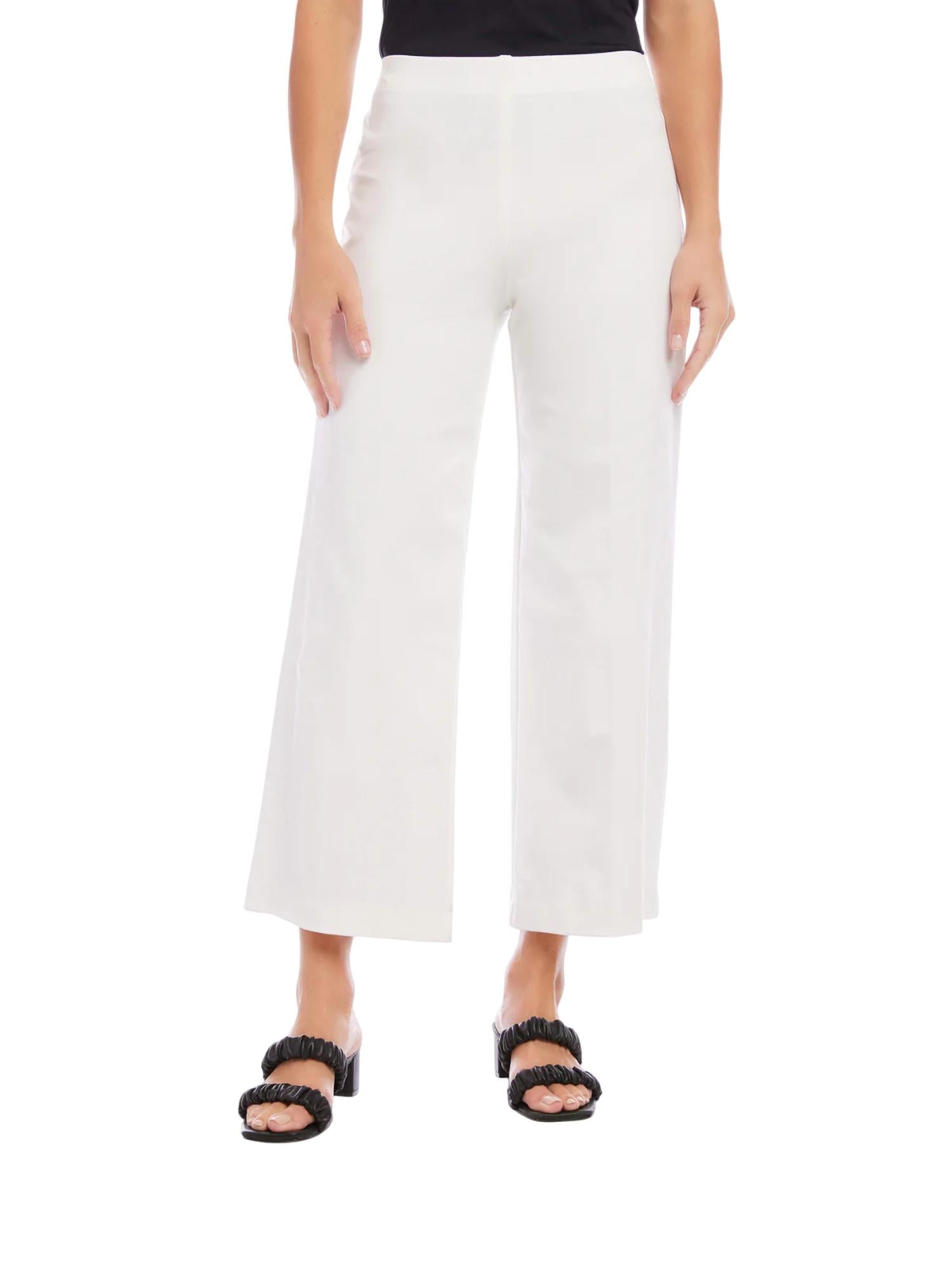 

Укороченные брюки Wide Leg в Off White Fifteen Twenty