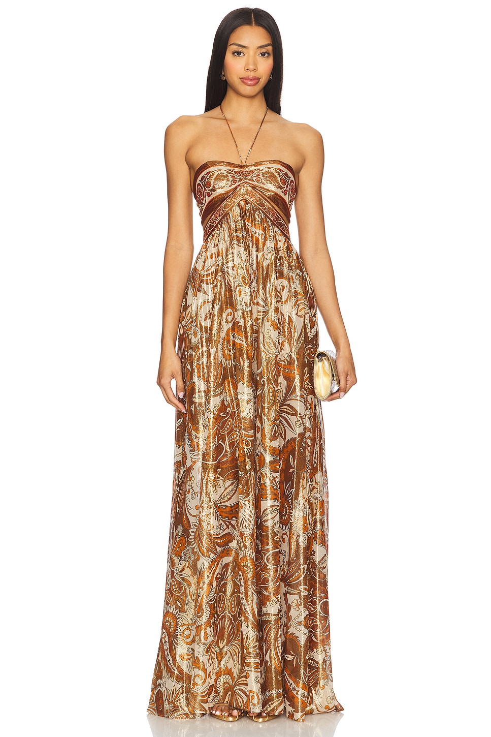 

Платье Kimmy Retrofete, terracotta paisley