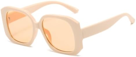 

Большие квадратные солнцезащитные очки в винтажном классическом стиле для женщин, большие очки для вождения на открытом воздухе, модные мужские очки De Sol Hombre UV400 MTZJH, Beige