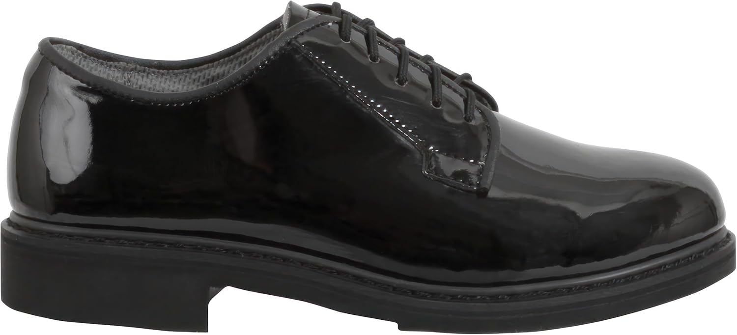 Классические туфли-оксфорды Rothco Uniform Hi-Gloss для торжественных случаев, черный — фото 3