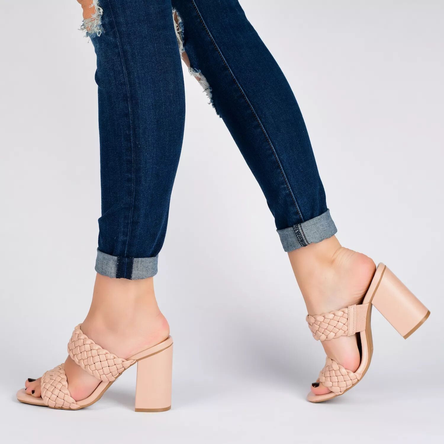 Женские модельные сандалии Journee Collection Melissa Journee Collection, зеленый — фото 4